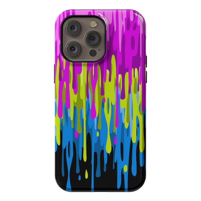 iPhone 14 Pro max StrongFit Colorful liquid by Alberto