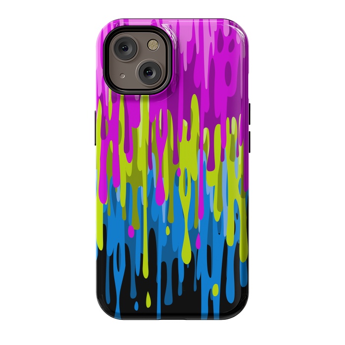 iPhone 14 StrongFit Colorful liquid by Alberto