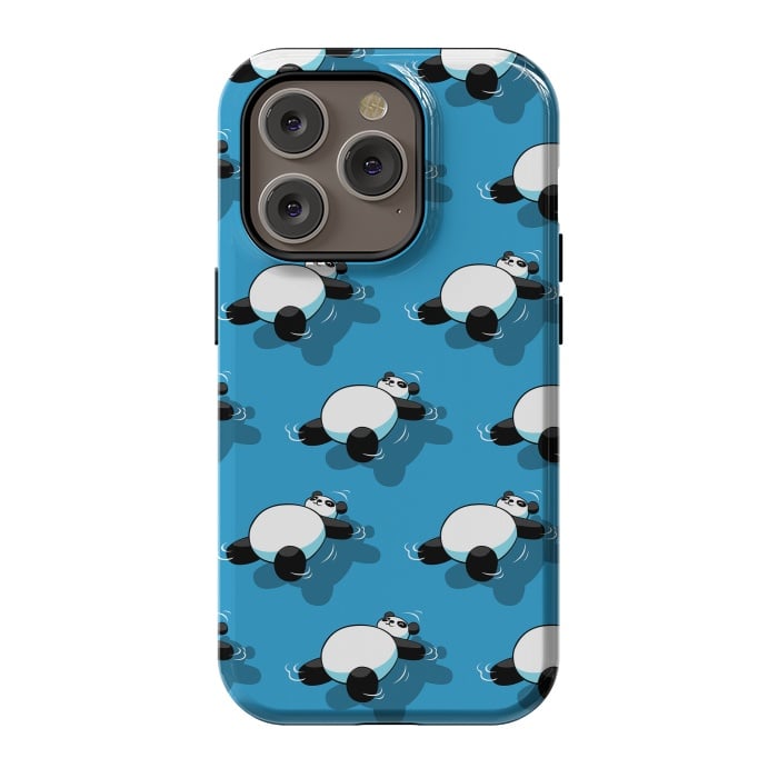 iPhone 14 Pro StrongFit Panda sleeping in the sea by Alberto