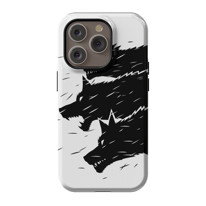 iPhone 14 Pro StrongFit Three Wolves by Alberto