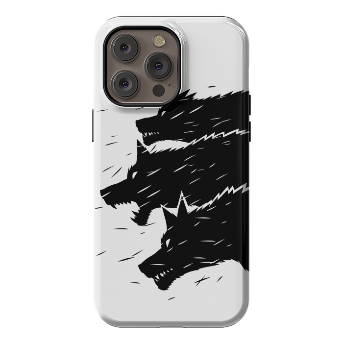 iPhone 14 Pro max StrongFit Three Wolves by Alberto