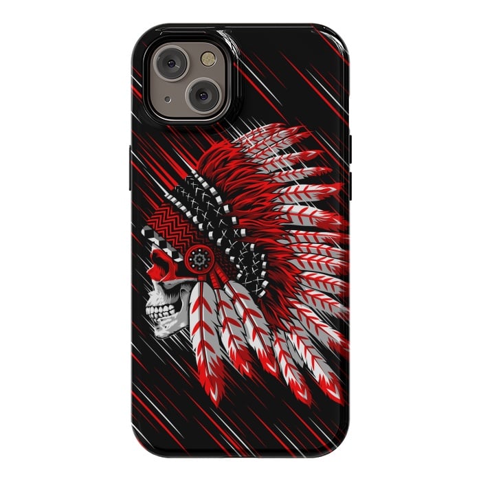 iPhone 14 Plus StrongFit Indian Skull by Alberto