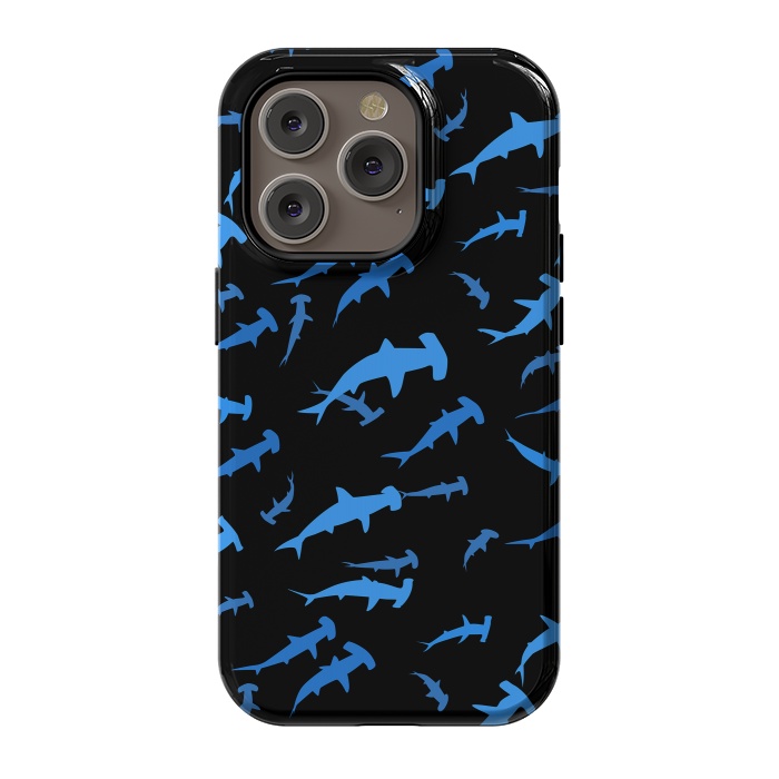 iPhone 14 Pro StrongFit hammerhead sharks by Alberto