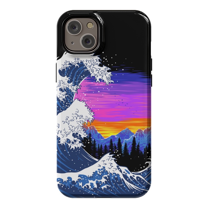 iPhone 14 Plus StrongFit The wave at dawn by Alberto
