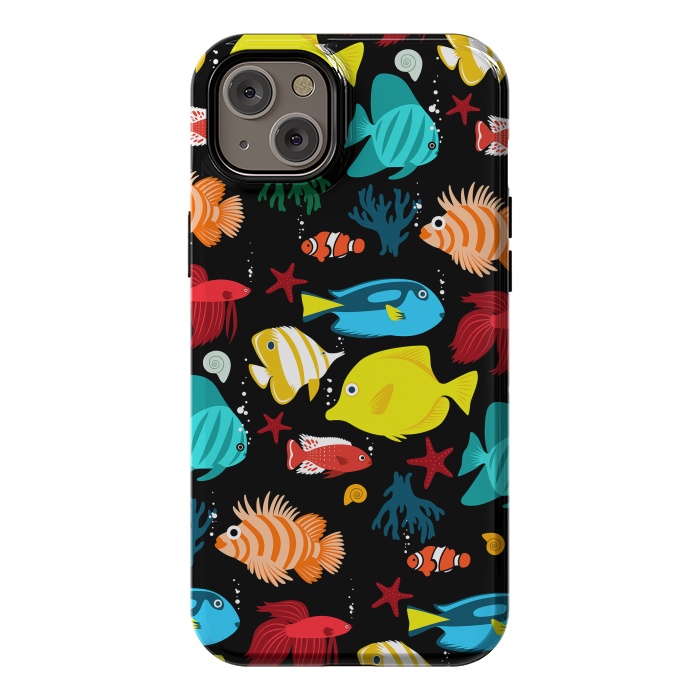 iPhone 14 Plus StrongFit Tropical aquarium by Alberto