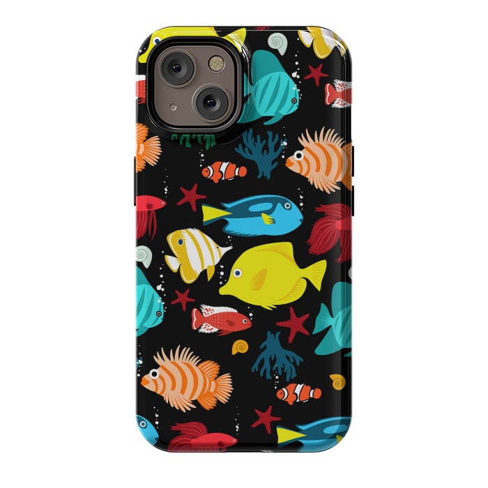iPhone 14 StrongFit Tropical aquarium by Alberto