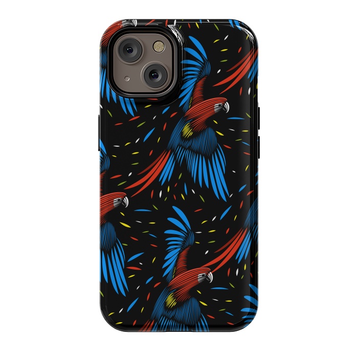 iPhone 14 StrongFit Tribal Macaw by Alberto