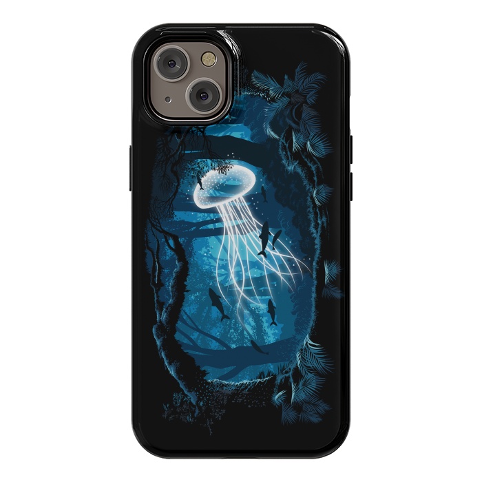 iPhone 14 Plus StrongFit Jelly Fish Forest by Alberto