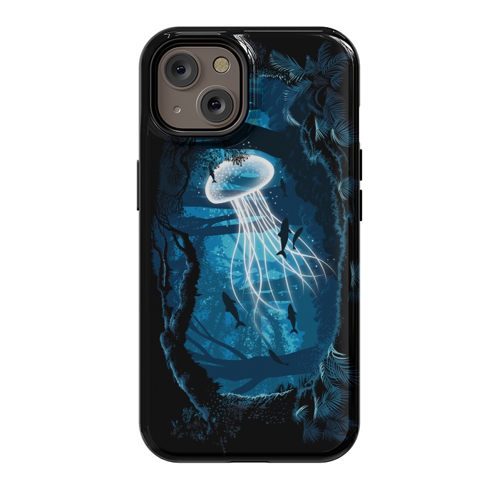 iPhone 14 StrongFit Jelly Fish Forest by Alberto