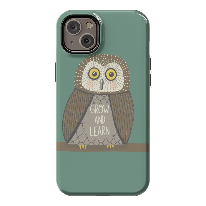 iPhone 14 Plus StrongFit Grow and Learn Owl  by Edith May
