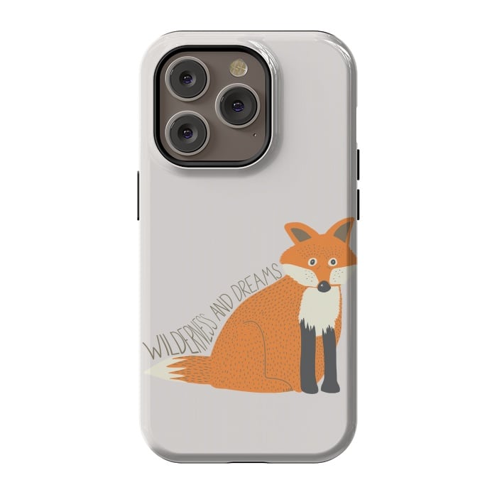 iPhone 14 Pro StrongFit Wilderness and Dreams Fox by Edith May