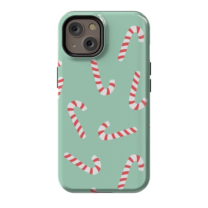 iPhone 14 StrongFit Candy Cane 01 by Jelena Obradovic