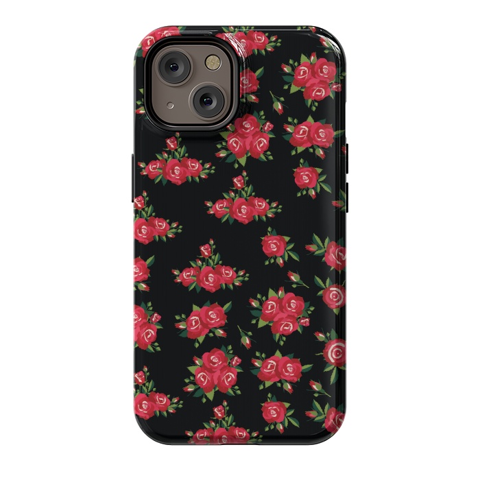 iPhone 14 StrongFit red pretty roses by MALLIKA