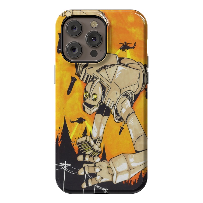 iPhone 14 Pro max StrongFit The Iron Giant by Varo Lojo