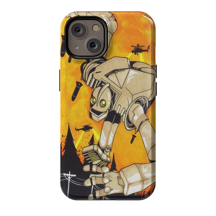 iPhone 14 StrongFit The Iron Giant by Varo Lojo