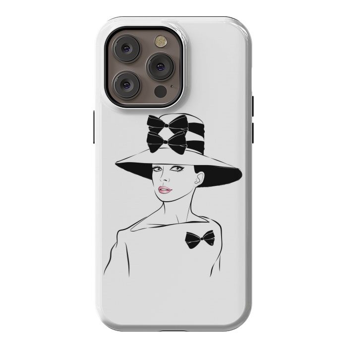 iPhone 14 Pro max StrongFit Elegant Lady Audrey by Martina