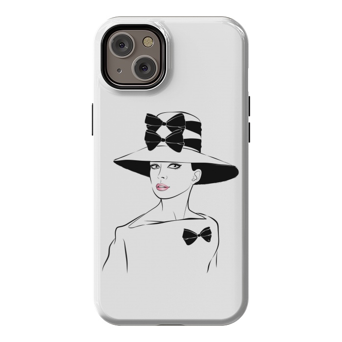 iPhone 14 Plus StrongFit Elegant Lady Audrey by Martina