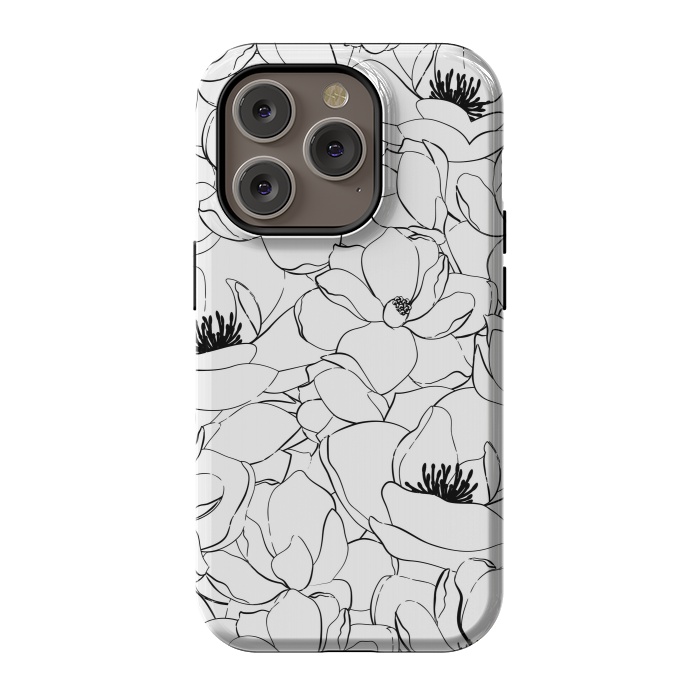 iPhone 14 Pro StrongFit Magnolias by Martina