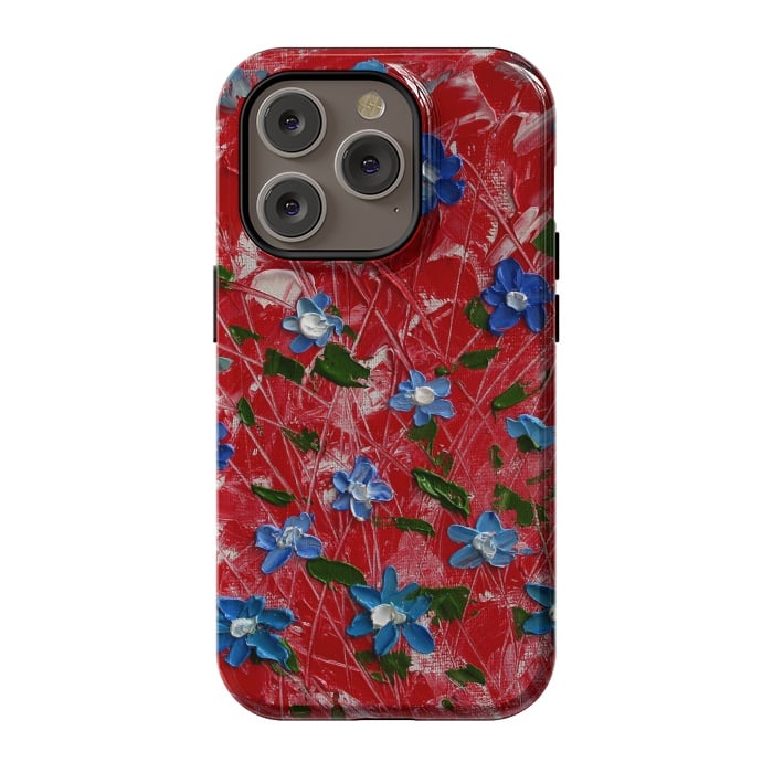 iPhone 14 Pro StrongFit Wildflowers art by ArtKingdom7