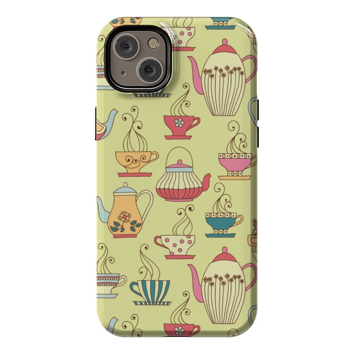 iPhone 14 Plus StrongFit antique cups love by MALLIKA