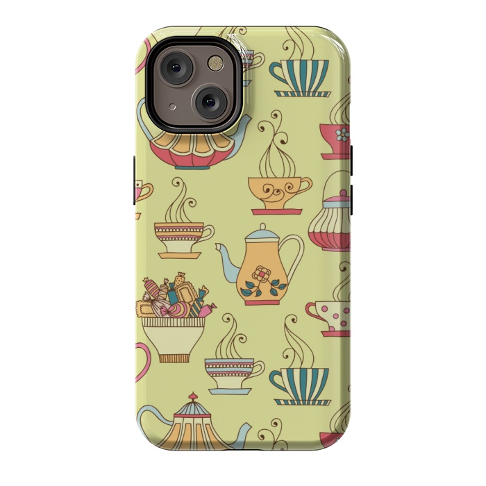 iPhone 14 StrongFit antique cups love by MALLIKA