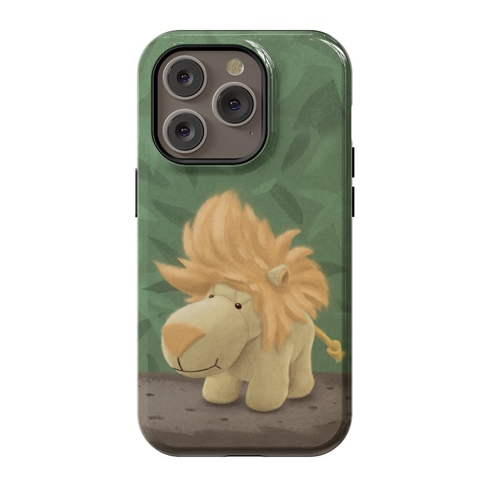 iPhone 14 Pro StrongFit Cute lion by Laura Nagel