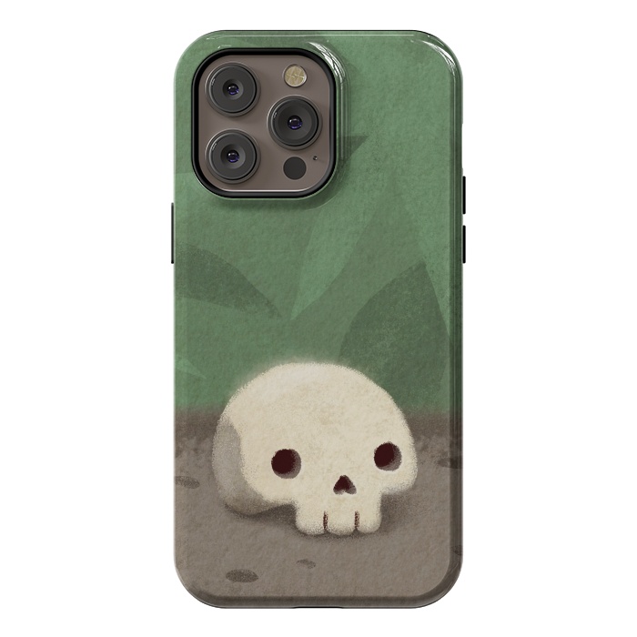 iPhone 14 Pro max StrongFit Jungle skull by Laura Nagel