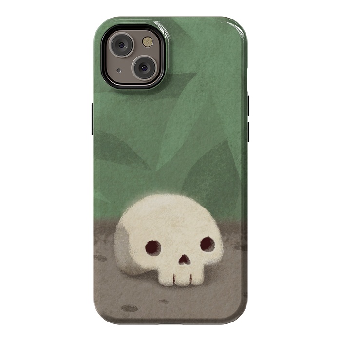 iPhone 14 Plus StrongFit Jungle skull by Laura Nagel