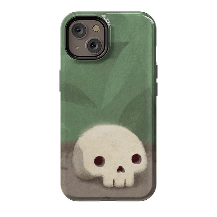 iPhone 14 StrongFit Jungle skull by Laura Nagel