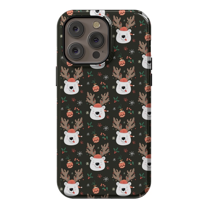 iPhone 14 Pro max StrongFit cute rein deer love by MALLIKA