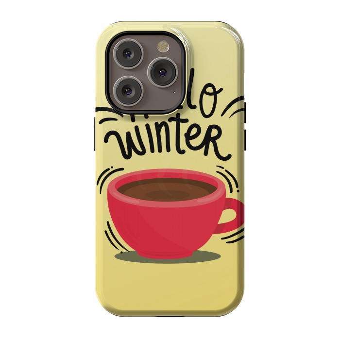 iPhone 14 Pro StrongFit hello winter by MALLIKA