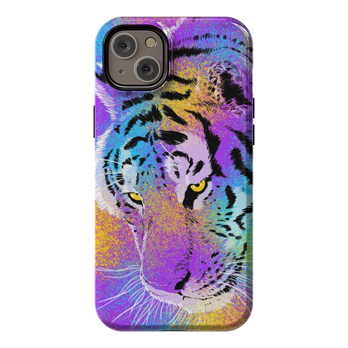 iPhone 14 Plus StrongFit Colorful Tiger by Alberto