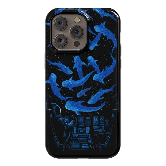 iPhone 14 Pro max StrongFit Astronaut Killer Whale by Alberto