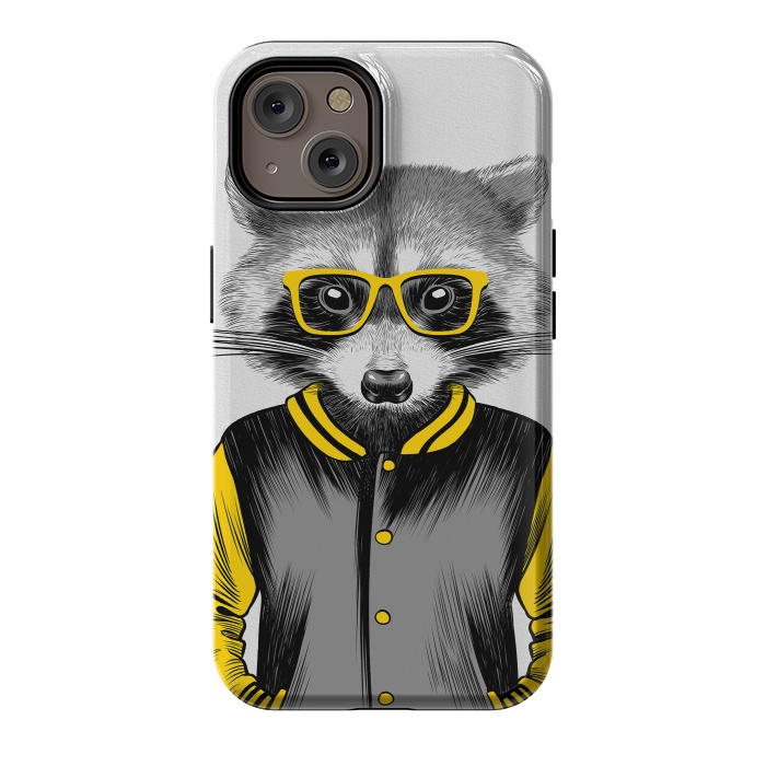 iPhone 14 StrongFit Raccoon School by Alberto