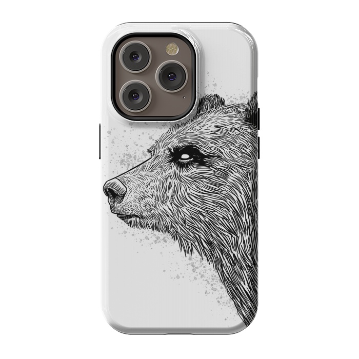 iPhone 14 Pro StrongFit Sketch Bear by Alberto