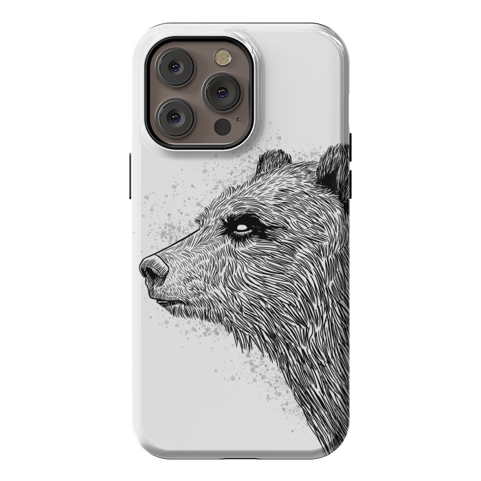 iPhone 14 Pro max StrongFit Sketch Bear by Alberto