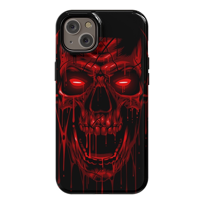 iPhone 14 Plus StrongFit Blood Skull by Alberto