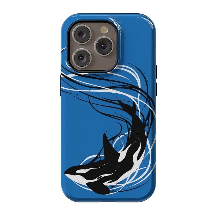 iPhone 14 Pro StrongFit Fantasy Killer Whale by Alberto