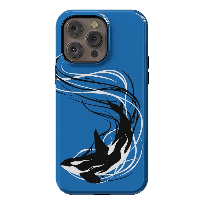 iPhone 14 Pro max StrongFit Fantasy Killer Whale by Alberto
