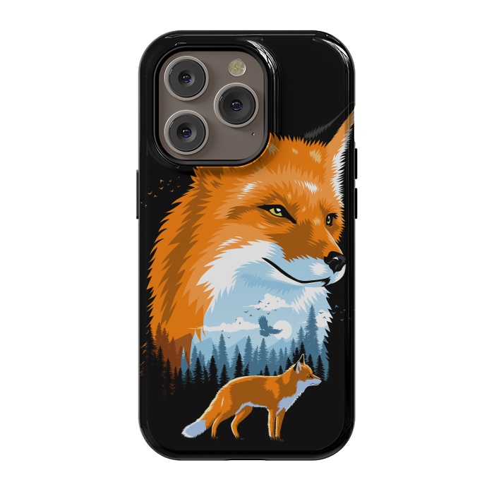 iPhone 14 Pro StrongFit Fox in forest by Alberto