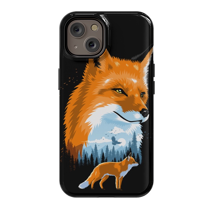iPhone 14 StrongFit Fox in forest by Alberto