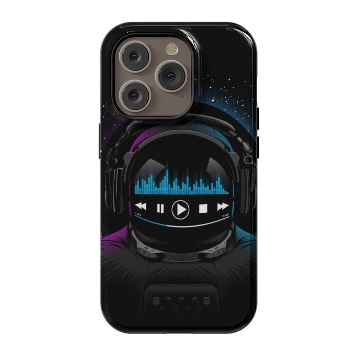 iPhone 14 Pro StrongFit Music disco Astronaut by Alberto