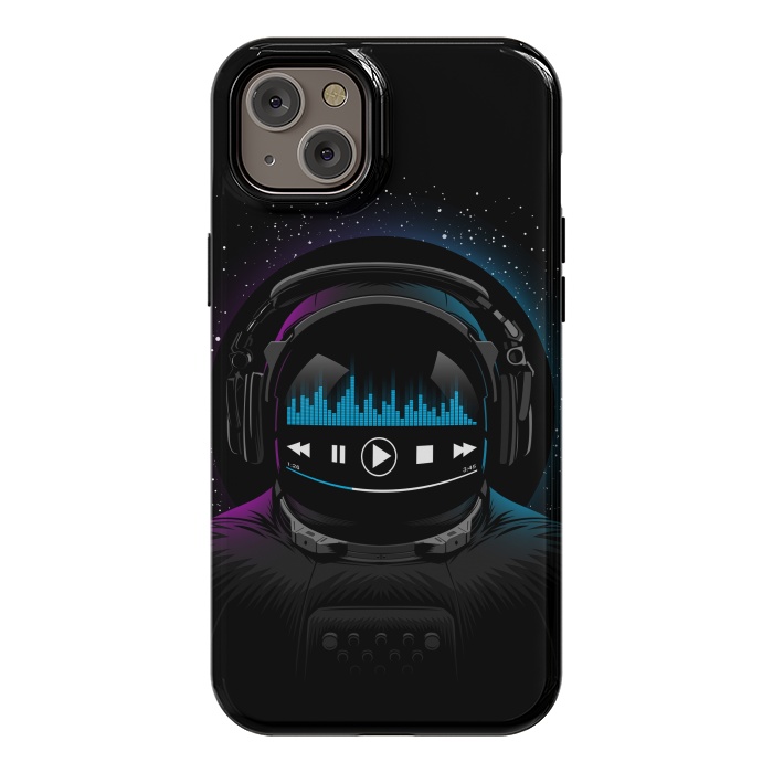 iPhone 14 Plus StrongFit Music disco Astronaut by Alberto