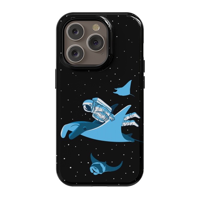 iPhone 14 Pro StrongFit Astronaut blanket fish by Alberto