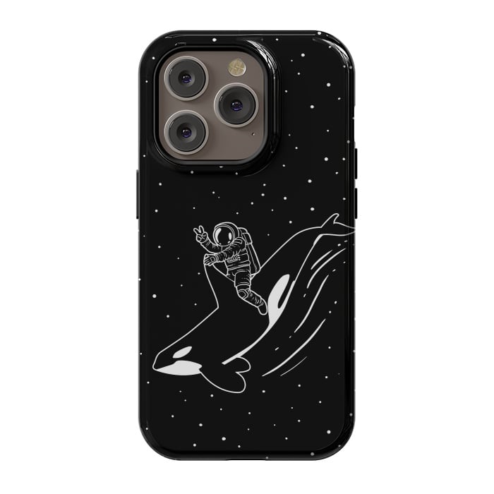iPhone 14 Pro StrongFit Killer Whale Astronaut by Alberto