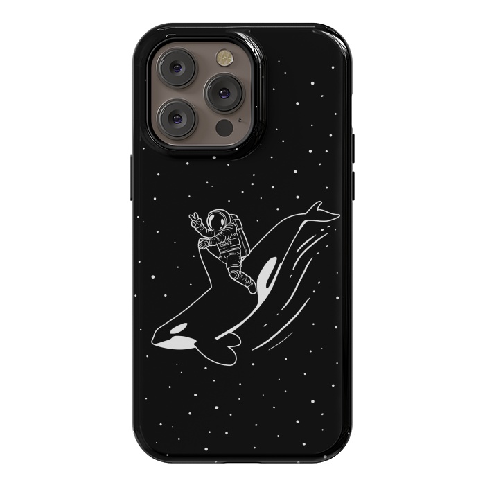 iPhone 14 Pro max StrongFit Killer Whale Astronaut by Alberto