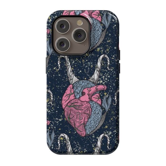 iPhone 14 Pro StrongFit Capricorn Heart by Ranggasme