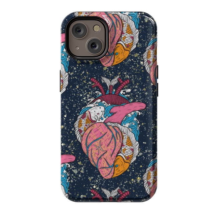 iPhone 14 StrongFit Pisces Heart by Ranggasme