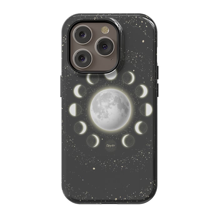 iPhone 14 Pro StrongFit Telescope Dreamy Shine-Phases of the Moon by ''CVogiatzi.
