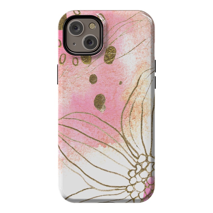 iPhone 14 Plus StrongFit Pink Dreams by Lena Terzi by Elena Terzi